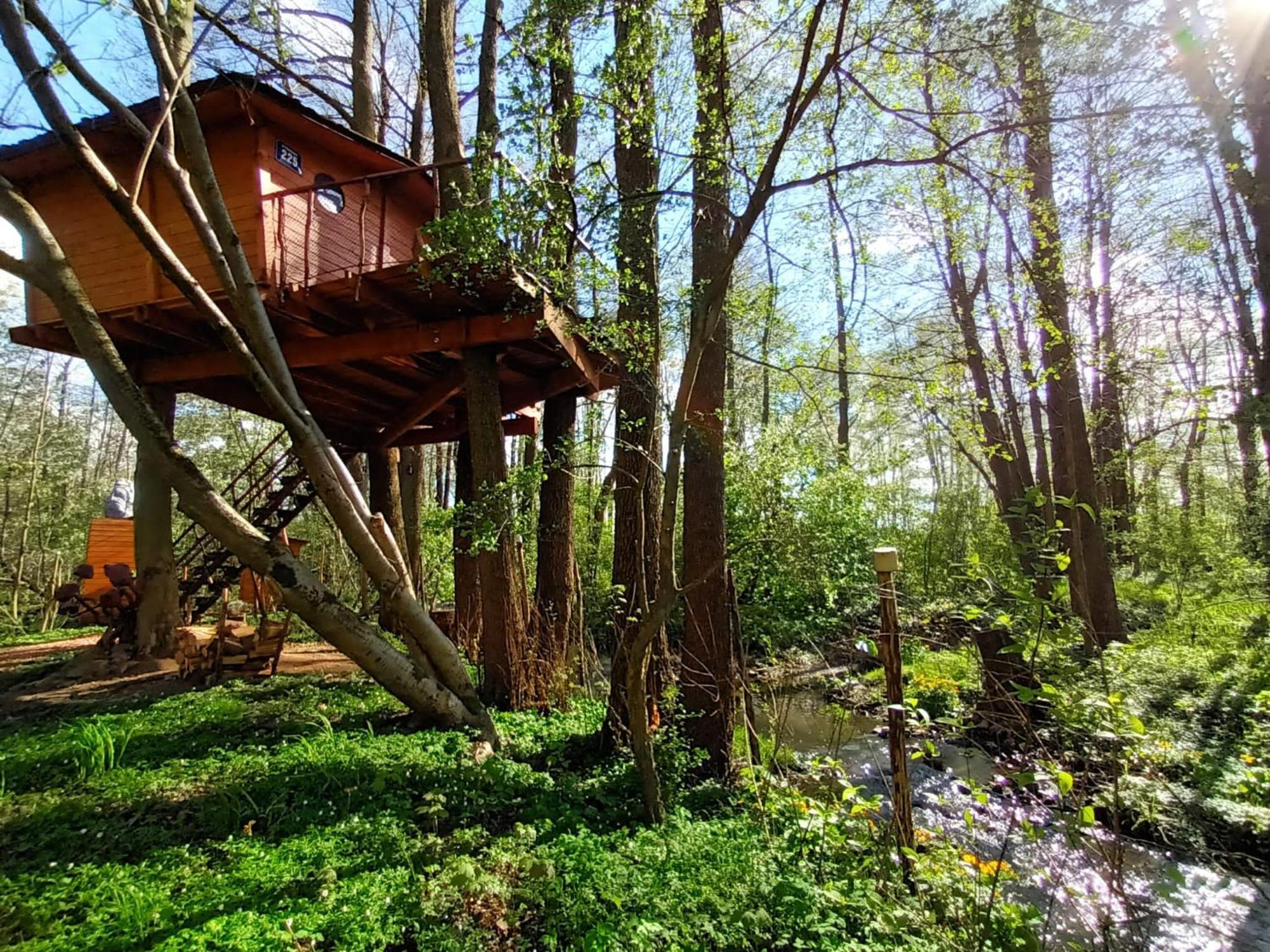 Treehouse V Brdech Bohutín Exterior foto